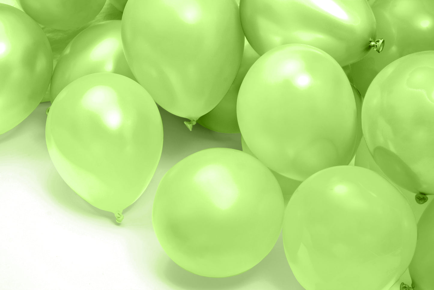 BIO Luftballons Hellgrün • MADE IN EU • Zertifiziert nachhaltige Bio Ballons • 100% Naturlatex