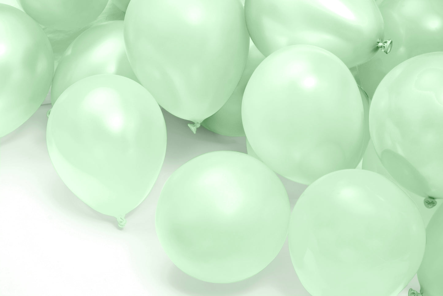 BIO Luftballons Mint • MADE IN EU • 100% Naturlatex