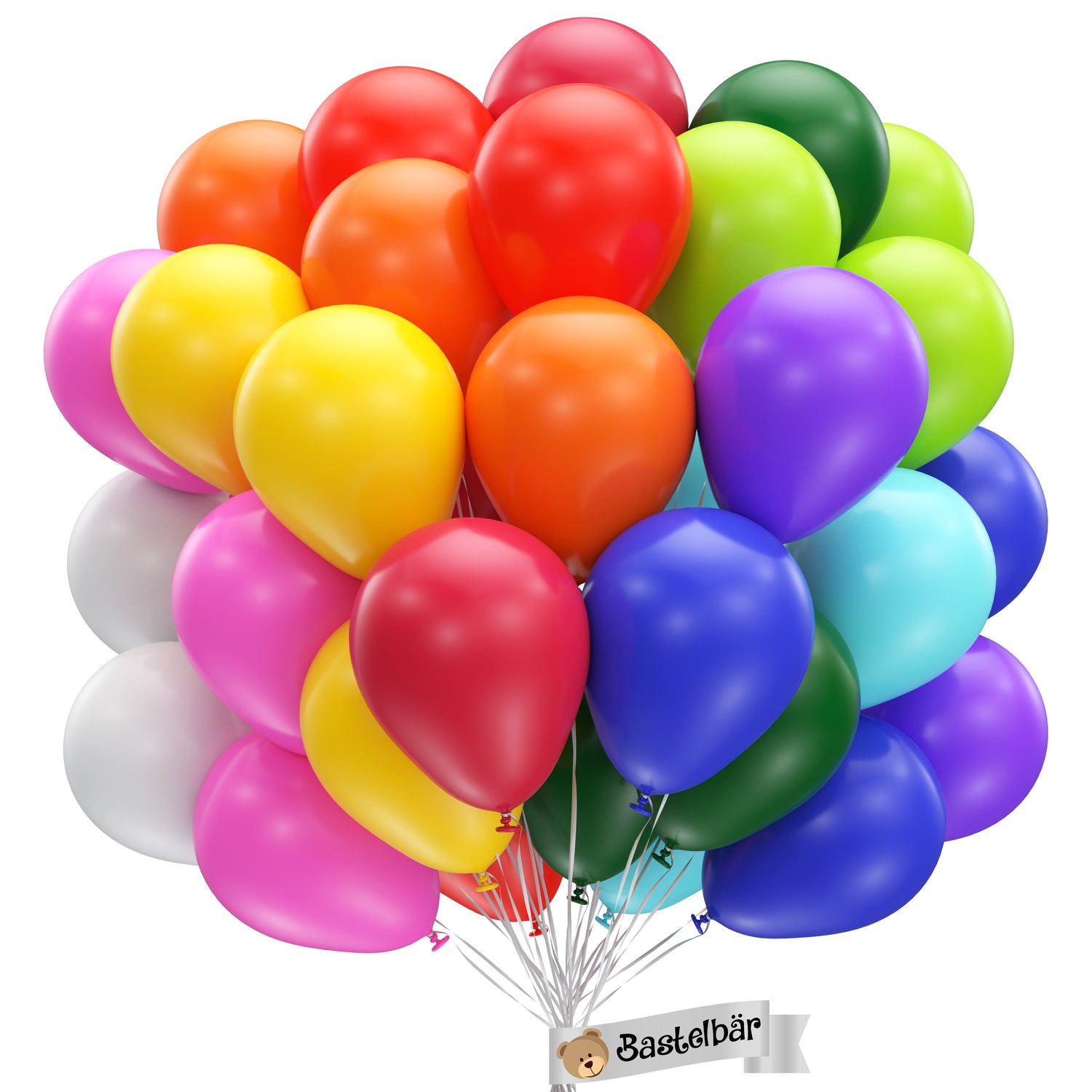 Bunte Ballons - Standardfarben