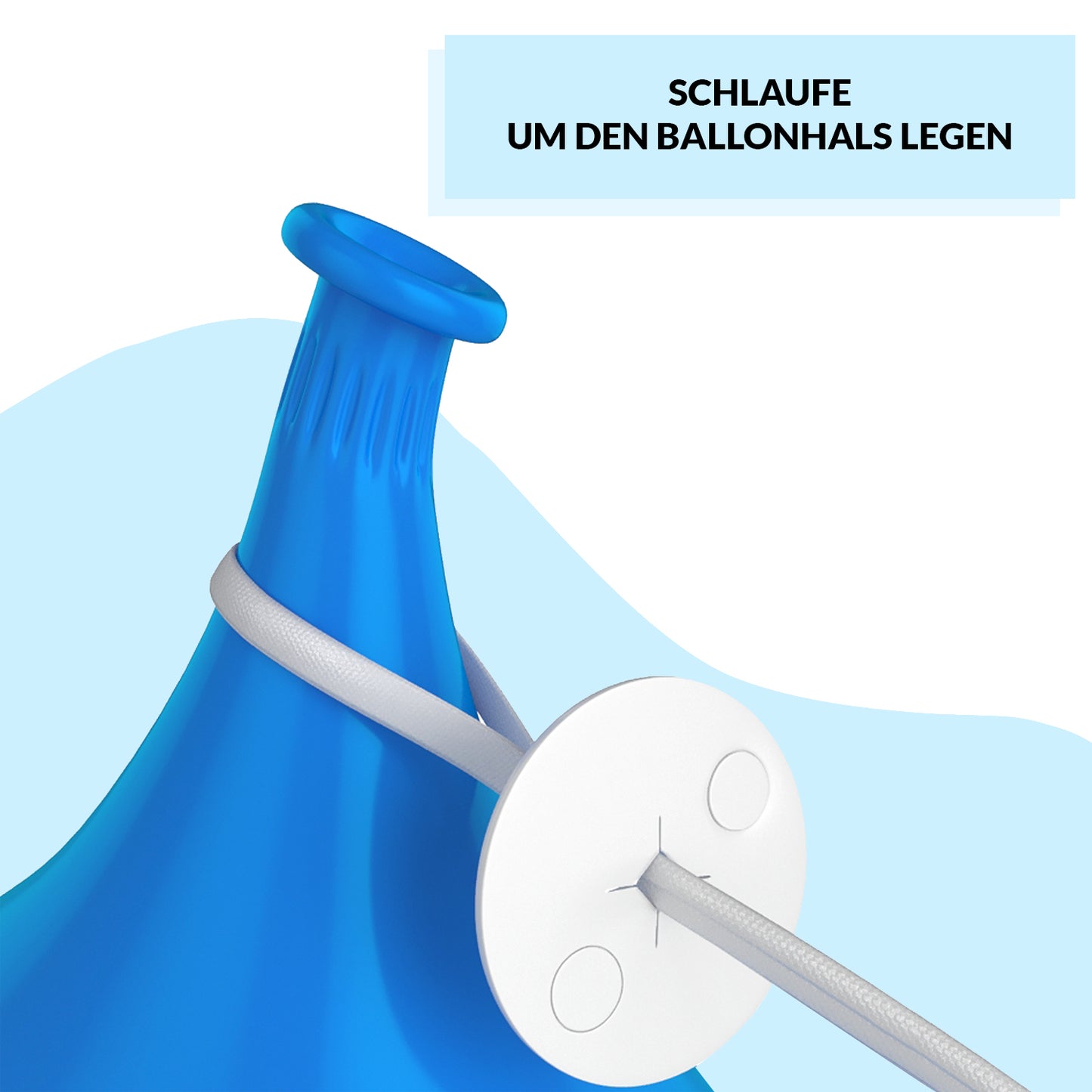 100 Premium Ballonverschlüsse für Helium