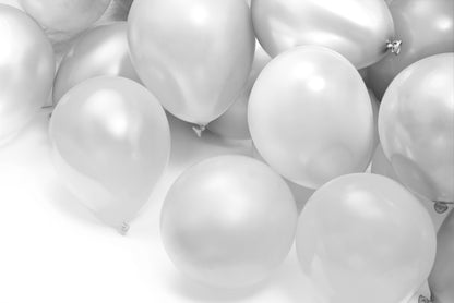 BIO Luftballons Weiß • MADE IN EU • 100% Naturlatex