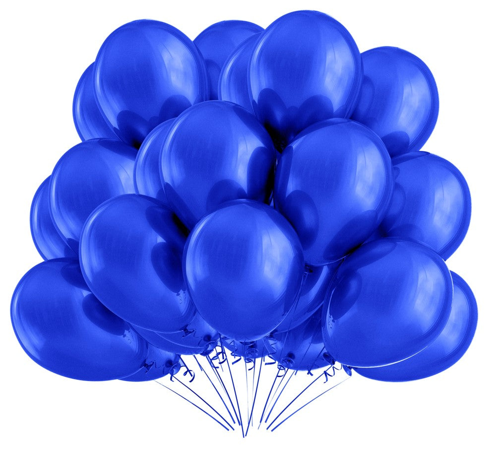 BIO Luftballons Blau • MADE IN EU • 100% Naturlatex