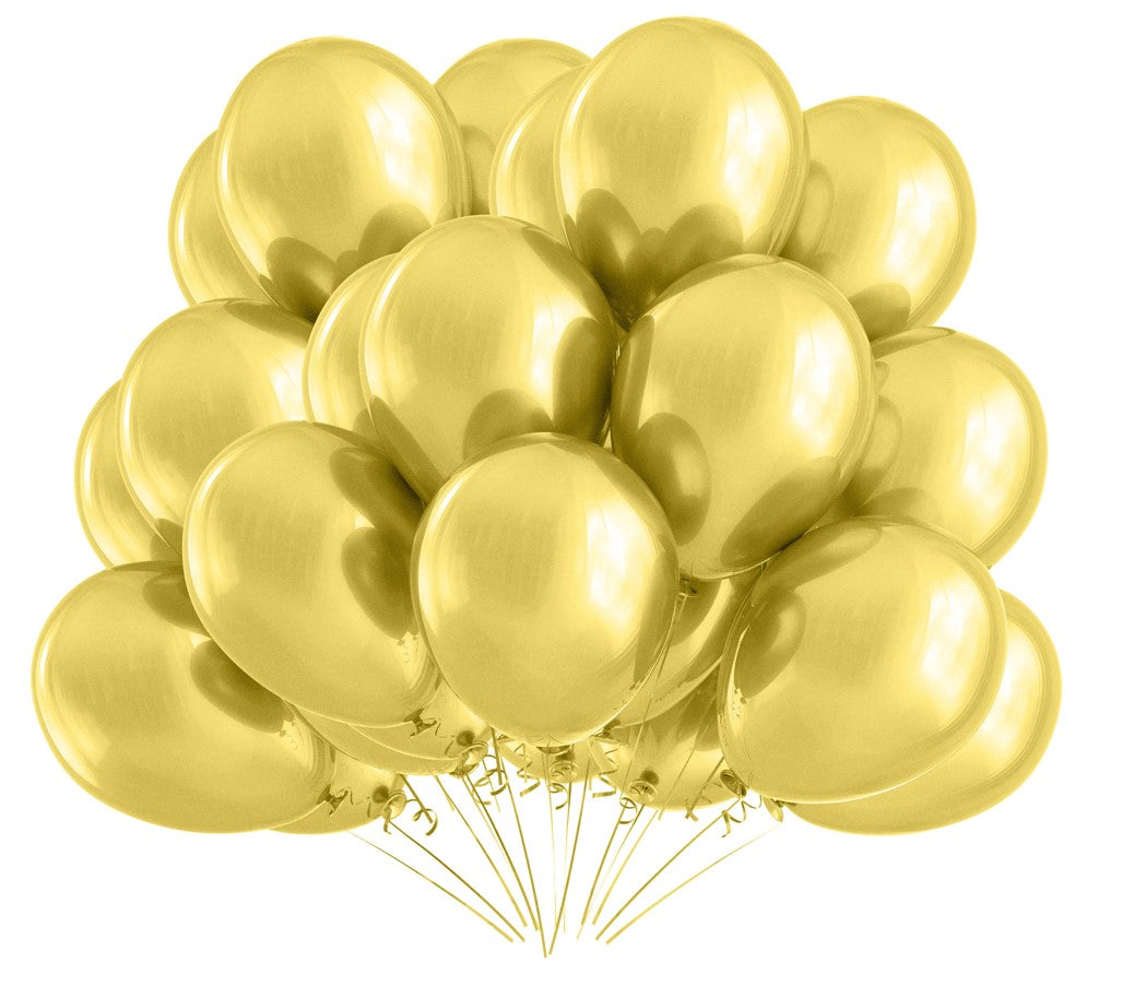 BIO Luftballons Gelb • MADE IN EU • 100% Naturlatex