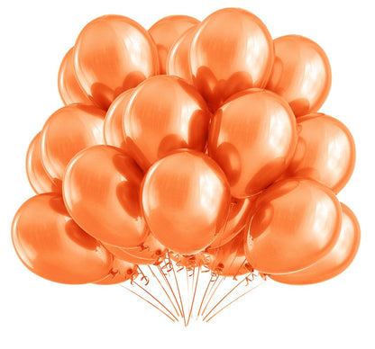 BIO Luftballons Orange • MADE IN EU • 100% Naturlatex