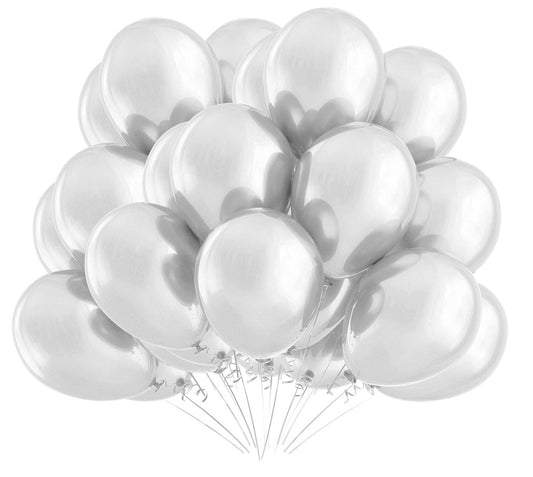 BIO Luftballons Weiß • MADE IN EU • 100% Naturlatex