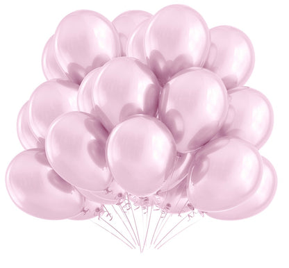 BIO Rosa Luftballons • MADE IN EU • 100% Naturlatex • Ø34 cm