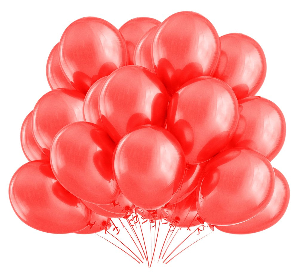BIO Luftballons Rot• MADE IN EU • 100% Naturlatex