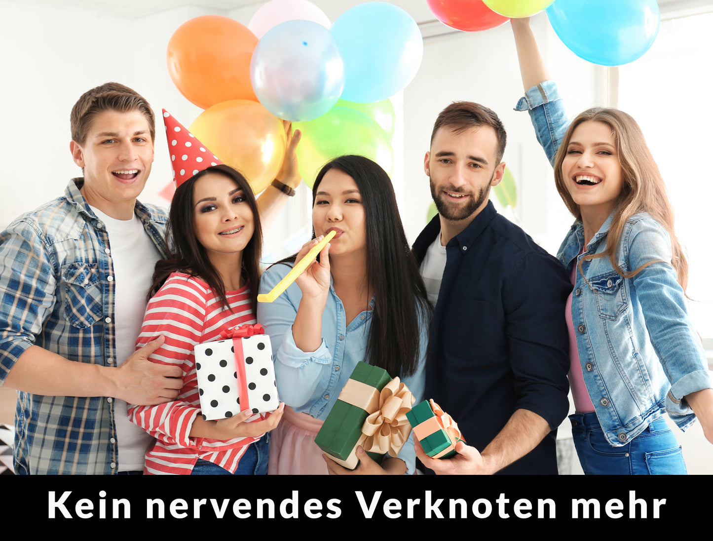 100 Premium Ballonverschlüsse für Helium