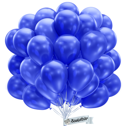BIO Luftballons Blau • MADE IN EU • 100% Naturlatex