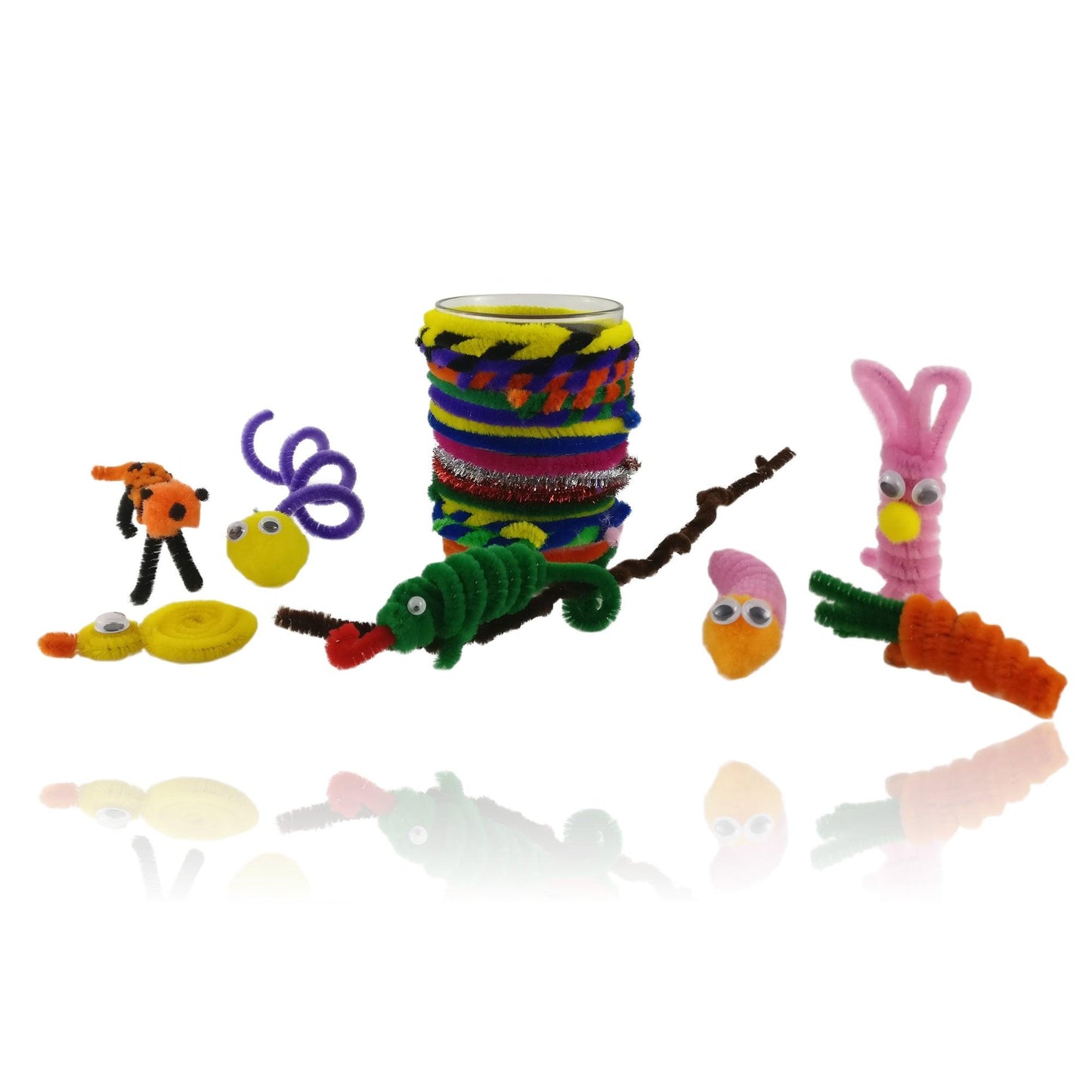 Pfeifenputzer 200 Pfeiffenreiniger in 20 Farben - Bastelbaer-Shop