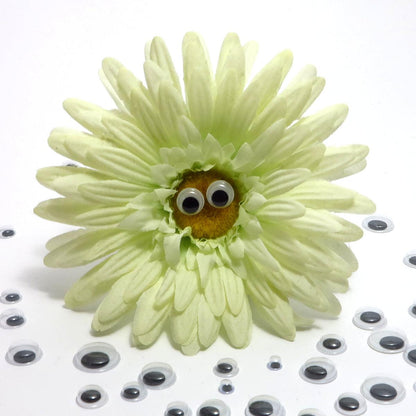 Wackelaugen Selbstklebend - 200 Stück - 5 Größen - von 5 bis 14 mm - Bastelbaer-Shop