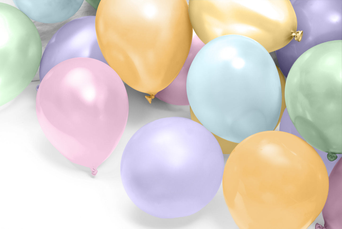 BIO Luftballons Macaron Mix• MADE IN EU • 100% Naturlatex