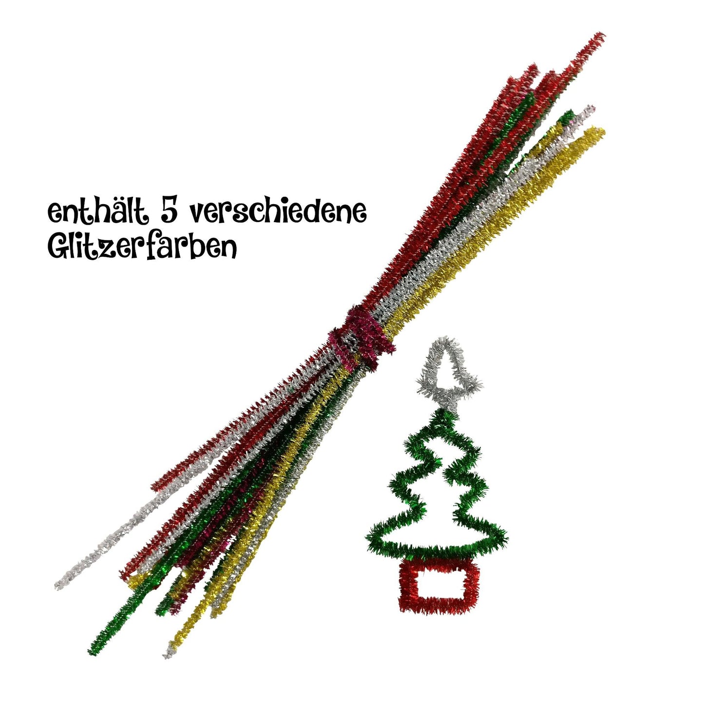 Pfeifenputzer 200 Pfeiffenreiniger in 20 Farben - Bastelbaer-Shop